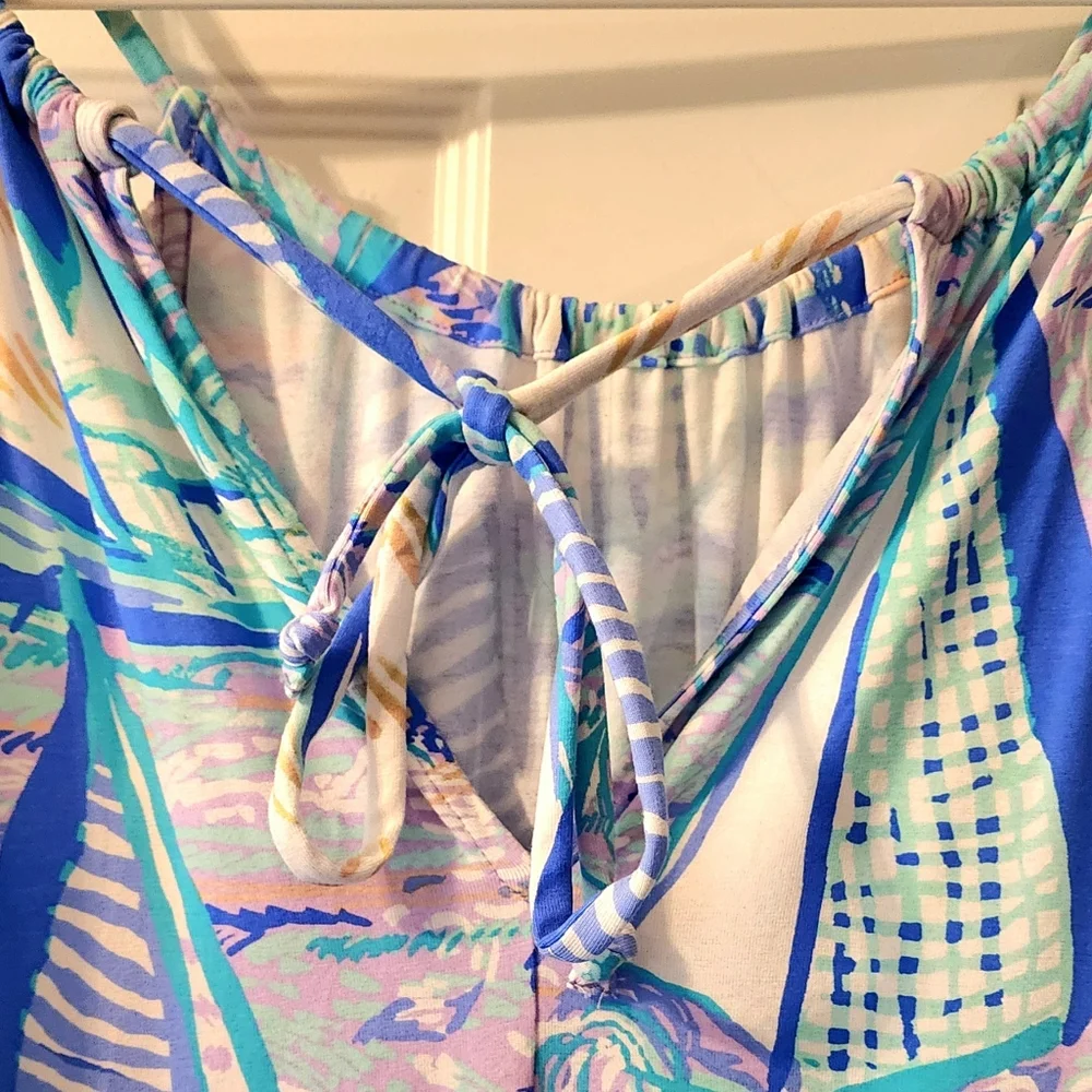 Lilly Pulitzer Spaghetti Strap Romper  size M - Picture 5 of 6